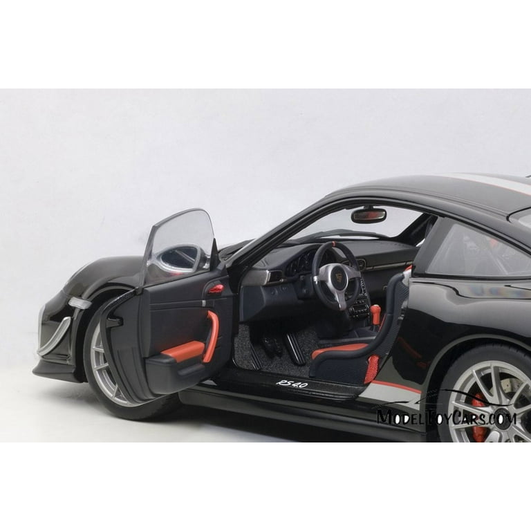 Porsche 911 (997) GT3 RS 4.0, Black w/ Stripe - AutoArt 78146 - 1