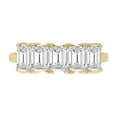 thumbnail image 2 of TimeLe$$ Classics 14K Yellow Gold Round Lab Grown Diamond Ladies Five Stone Wedding Anniversary Stackable Ring Band - 2.50 CTTW (Ring Size: 6), 2 of 6