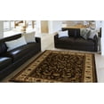 thumbnail image 2 of Traditional Persian Oriental Brown Bordered Floral Area Rug - Actual 7' 8"x10' 4", 2 of 4