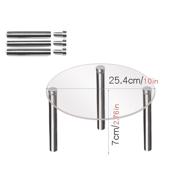 Acrylic Cake Stand Cake Holder Plate Cupcake Stand Dessert Table Display Set