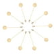 thumbnail image 1 of 10 Piezas Broches Pin Accesorio Decorativo Unisex Faux Pearl Valentine Aniversario Regalo Sunnimix Dorado 78 mm, 1 of 8
