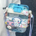 thumbnail image 1 of Hello Kitty Sanurgente Botella de agua de gran capacidad, tetera de plástico transparente con pajita, taza portátil, regalo Kawaii Kuromi Cinnamoroll, 600mlzhangyuxiang zhangyuxiang unisex, 1 of 2