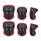 thumbnail image 1 of Equipo de protección Sunnimix 6Pcs Codo Muñequera Rodilleras Skate Ciclismo Rojo XS, 1 of 5