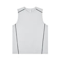 thumbnail image 2 of BRANROY Mens Lightweight Tank Tops Summer - Sleeveless Shirts for Men Cooling Breathable, Mens Tank Top Round Neck Loose Fit, Mens Sleeveless Shirts for Gym Beach Basketball,Light Gray,M, 2 of 6