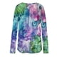 thumbnail image 5 of Camiseta suelta estampada a la moda para mujer, blusa de manga larga, cuello redondo, camisetas informales Pompotops FGAJ5659, 5 of 6