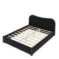 thumbnail image 4 of MODERNLUXE Queen Size Platform Bed, Upholstery Bed, Gray, 4 of 8