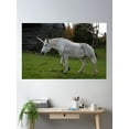 thumbnail image 2 of The Mythical Unicorn Poster Wall Art, Modern Wall Decor, 24x36 UNFRAMED, 2 of 3