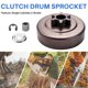 thumbnail image 4 of 3/8 6T Clutch Drum Sprocket Washer E-Clip Kit For STIHL Chainsaw 017 018 021 023 025 MS170 MS180 MS210 MS230 MS250 1123, 4 of 5