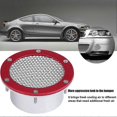 thumbnail image 2 of Grille de Conduit d'Air de Course Universelle pour Entrée d'Air Froid (Rouge), 2 of 3