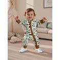 thumbnail image 4 of BemeyourBBs Newborn Baby Boy Hunting Outfit Mallard Duck Reindeer Romper Long Sleeve Zipper Up Jumpsuit Fall Winter Spring Clothes, 4 of 9