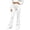 White, variant on BLVB Girl's Flare Pants High Waisted Yoga Bootcut Pants Teen Kids Full Length Bell Bottoms Legging(White,14-15 Years)