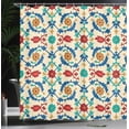 thumbnail image 4 of Ambesonne Colorful Shower Curtain, Eastern Culture Ornaments, 69"Wx70"L, Multicolor, 4 of 5