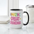 thumbnail image 4 of CafePress - Amazing Great Grandma Mugs - 15 oz Ceramic Large White Novelty Mug, 4 of 4