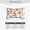 thumbnail image 3 of Fotbe Travel Animals Pillow Cases - Envelope Closure - Luxury, Extra Soft, Cooling Pillow Covers - Wrinkle, Fade, Stain Resistant-, 3 of 8