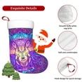 thumbnail image 5 of Honeii Elephant in Tribal Style for Christmas Stocking,Large Xmas Stocking,Holiday and Family Stocking for Fireplace Christmas Holiday Party Decoration, 5 of 7