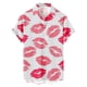 thumbnail image 4 of Camisa hawaiana de moda para hombre, blusa informal con botones para playa, verano, día de San Valentín, estampado 3D, corazón de amor, manga corta, ropa, 4 of 5