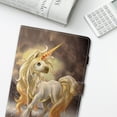 thumbnail image 3 of Case for All-New Kindle Paperwhite 6.8" Display (11th generation-2021 Release) E-reader - Cute Cartoon Flip Cover with Card Holders, Slim Lightweight PU Leather/Silicone Composite Case (Unicorn), 3 of 6