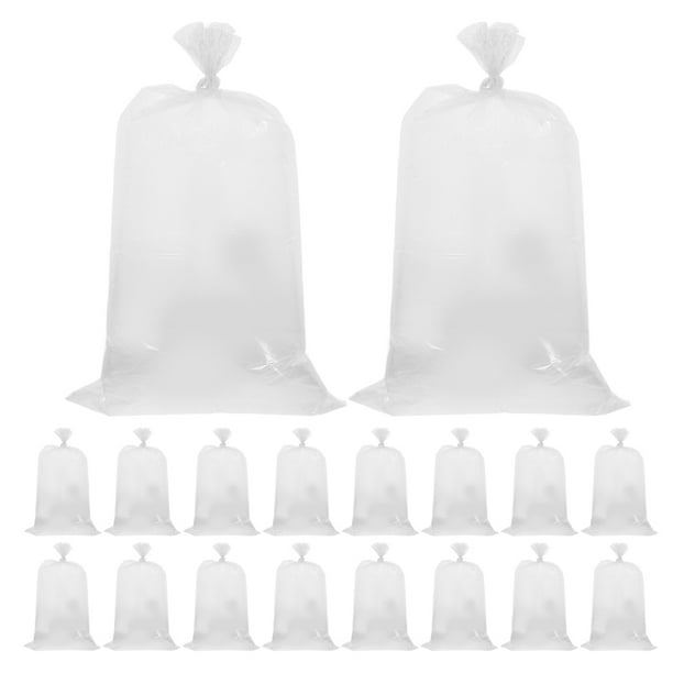 100 bolsas transparentes de algodón de azúcar, suministros para palitos y conos de algodón de azúcar, bolsas individuales a granel para accesorios y eventos de puestos de algodón de azúcar