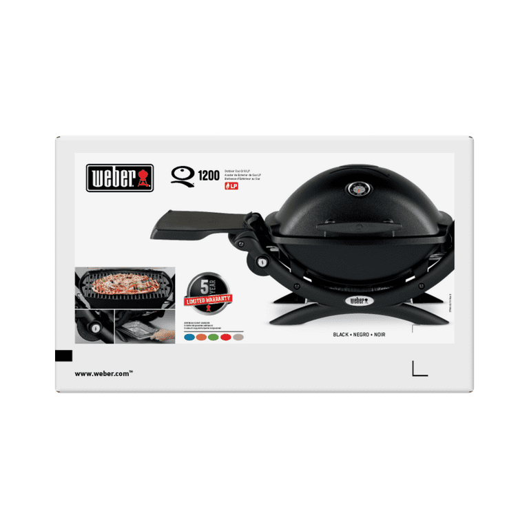weber アウトドアガスグリル LPG Q1200 Amazon.com: Weber Q1200 Liquid Propane Portable Gas Grill