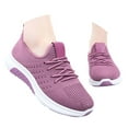 thumbnail image 3 of CHENge On Sneakers Women Breathable Mesh Knitted Woven Low Top Walking Shoes Lightweight Wide Width Non- Cloud Slide Orthopedic Shoes, 3 of 9