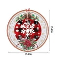 thumbnail image 3 of Dmlowu Christmas Tree Skirt - 35"/90cm Non Slip Wrink Proof Xmas Tree Skirt for Holiday Party Christmas Decorations, White Round Exquisite Christmas Tree Skirts, 3 of 7