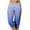 Blue, variant on Women's Capris Clearance HighRise Under $10 Casual Elastic Tie Waist Loose Long Pants Solid With Pocket Capris