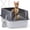 grey, variant on Stainless Steel Cat Litter Box with Lid, XL Extra Large Metal Kitty Litter Box Enclosed for Big Cats, High Sided, Anti-Urine Leakage, Non-Stick Bottom, Include Scoop (Gray)