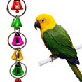 thumbnail image 1 of Campana de juguete de acero inoxidable para loros con sonido suave, apto para guacamayas, loros grises, loros, etc., 1 of 4