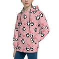 thumbnail image 2 of Daiia Valentine'S Day Panda for Boys Fashion Hoodies & Sweatshirts with Kangaroo Pocket,Hooded Sweatshirt for Kid, Breathable& Moisture Wicking-Medium, 2 of 6