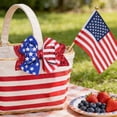 thumbnail image 6 of Luoshdecor 4th Of July Decorative Bows,Red White Blue Patriotic Giltter Bow for Gift Flower Indoor/Outdoor Decor, 6 of 6