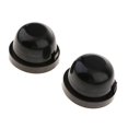thumbnail image 1 of 2 pares protectoras de bombillas goma nuevas, cubiertas antipolvo para delanteros LED, color negro shamjiam Tapa antipolvo para faros delanteros HID, 1 of 8