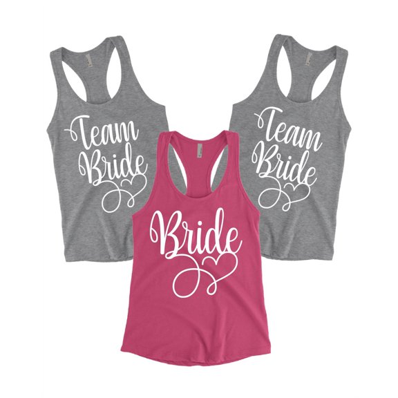 Awkward Styles Maid of Honor Bride Tanks Team Bride Tops for Bachelorette Party Racerback Bride Tank Tops Bride BFF Gifts for Bridesmaid Tops Bride Crew Before Wedding Party Bridal Party Gifts