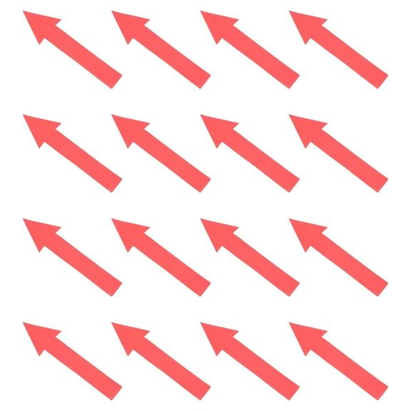 unbranded 50 Pcs Arrow Label Sticker Labels for Storage Boxes Mark Stickers Nail Red