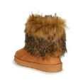 thumbnail image 3 of Mata Round Toe Fluffy Faux Fur Cuff Bootie 20434, 3 of 6