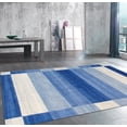 thumbnail image 6 of Pasargad Home Gramercy 9' x 12' Hand-Loomed Silk and Wool Blue Rug, For Indoor Space and all Age of Group, 6 of 6