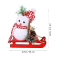 thumbnail image 2 of 1 adorno navideño de muñeco de nieve., 2 of 3