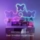 thumbnail image 2 of Cadena de luces LED Twinkly Caramelos en forma de corazón, 6 m, con 100 colores RGB, 2 of 8