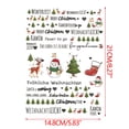 thumbnail image 5 of Zatoumnr Christmas Candle Snowman Water Sticker, Theme Activity Mood Candle Decoration, Ultra Light Water Sticker Set Party Holiday Supplies, 5 of 9