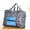 Blue, variant on New foldable waterproof travel luggage bag, large capacity luggage storage bag, boarding luggage travel handbag, suitable for bu
