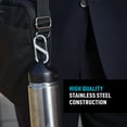 thumbnail image 4 of Nite Ize S-Biner Stainless Steel Dual Carabiner - Multi Purpose Dual Carabiner Clip - Great for Camping Supplies & Hiking Essentials - Secure Key Holder - Size 3, Stainless (6 Pack), 4 of 8
