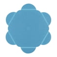 thumbnail image 3 of Salvamanteles de silicona Macarena para microondas protector contra salpicaduras azul, 3 of 8