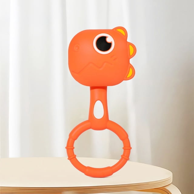 Dinosaur Shaped Teething Toy For Children Aged 0 To 6 Months And 3 Months Soothing Newborns Toys For Boys And Girls Holiday Birthday Gifts