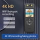 thumbnail image 4 of HD 4K Small DV Camera Night Vision WIFI Outdoor Sports Bicycle Driving Recorder with Back Clip Law Enforcement Recorder, 4 of 5