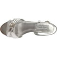 thumbnail image 6 of touch ups womens geri manmade wedge sandal,silver metallic,12 m us, 6 of 7