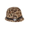 thumbnail image 1 of Ladies Angora Animal Print Cloche Hat, Taupe, 1 of 1