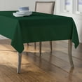 thumbnail image 2 of LA Linen Polyester Poplin 60 by 90-Inch Rectangular Tablecloth, Hunter Green, 2 of 2