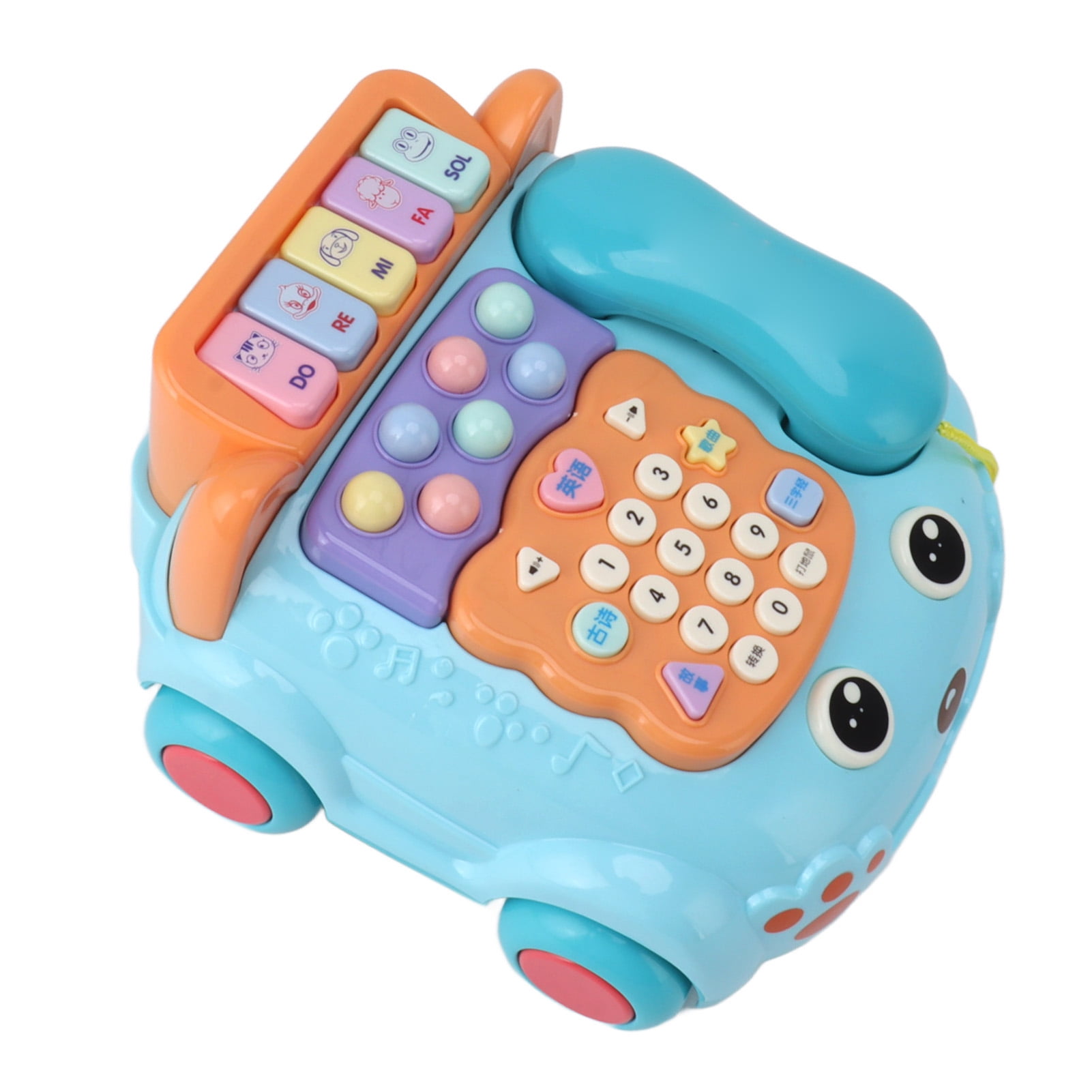 Baby Phone Toy With Modes, Toddler Chatter Telephone, Cartoon