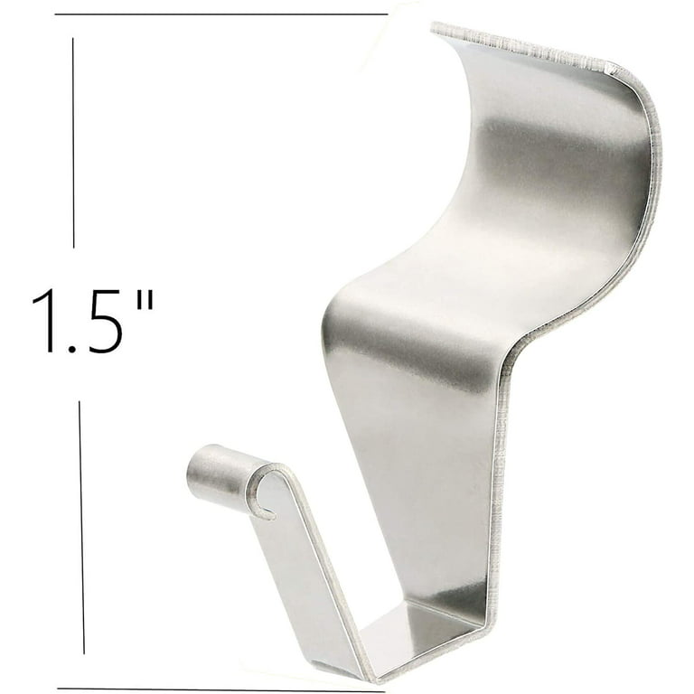 Stainless Steel S clips support the metal jacketing