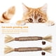 thumbnail image 4 of Palo de poligono de madera para gato, palo Molar de hierba gatera, Limpieza de dientes, suministros para mascotas, 5 piezas, 4 of 4