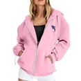 thumbnail image 4 of Cute Christian Hoodies for Women Long Sleeve Loose Bible Verse Graphic Hooded Sweatshirt with Pockets Y2k Zip Up Jacket, 4 of 7